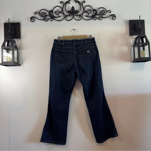 Carhartt Women's Relaxed Fit Stretch Denim Jasper Jean - Picture 5 of 7
